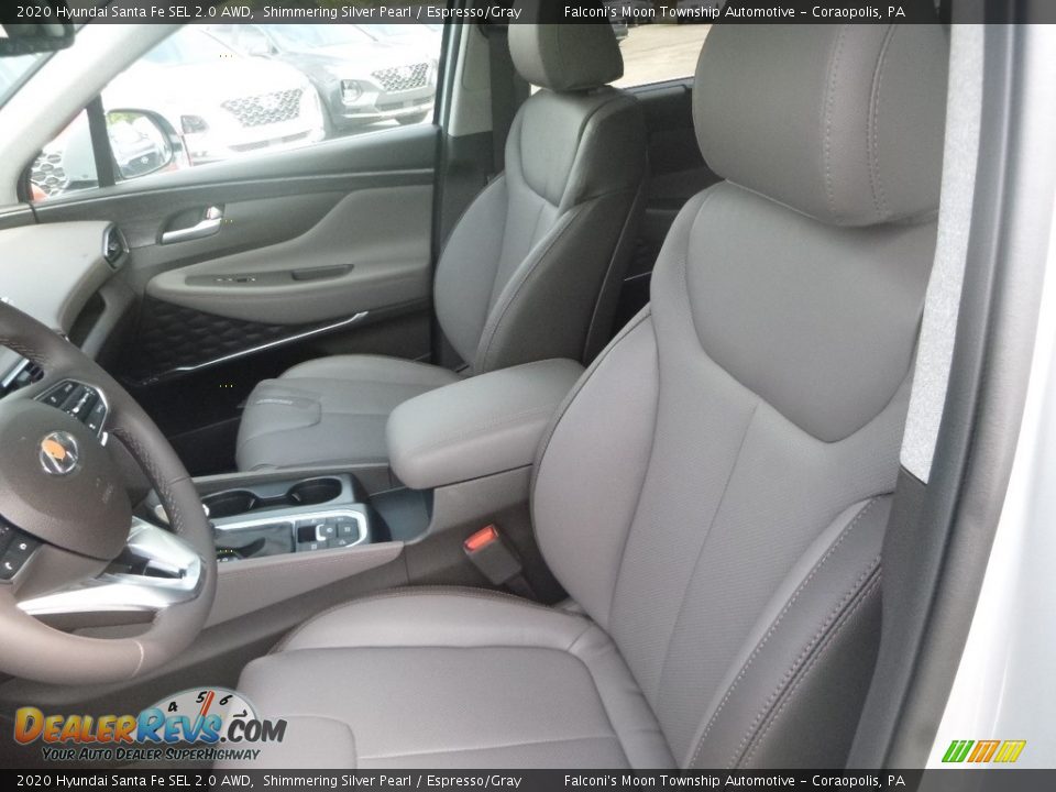 Front Seat of 2020 Hyundai Santa Fe SEL 2.0 AWD Photo #10