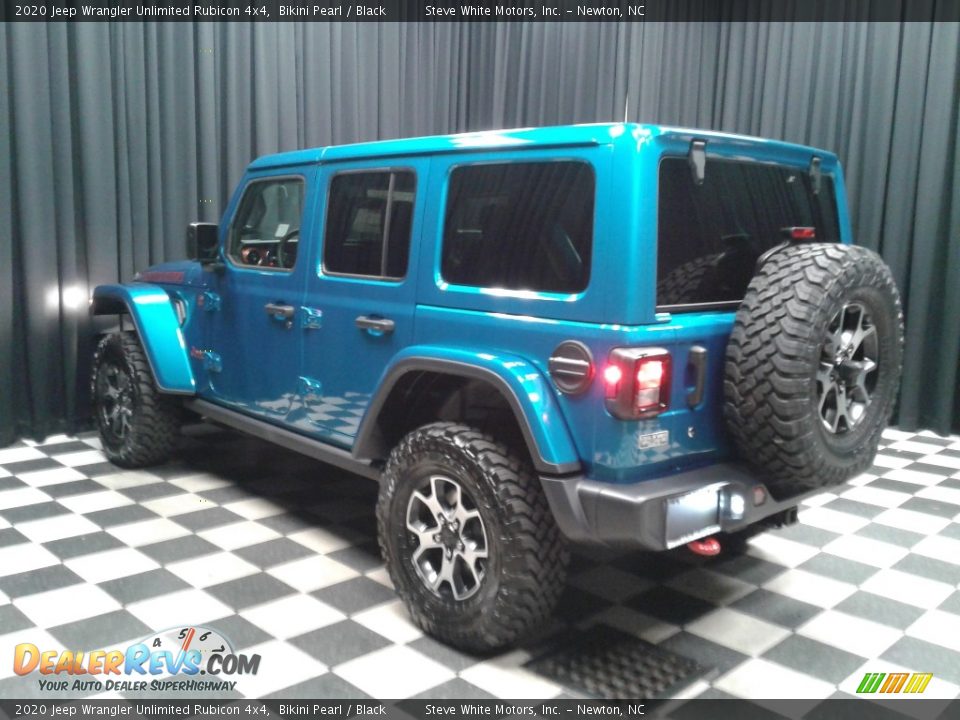 2020 Jeep Wrangler Unlimited Rubicon 4x4 Bikini Pearl / Black Photo #8