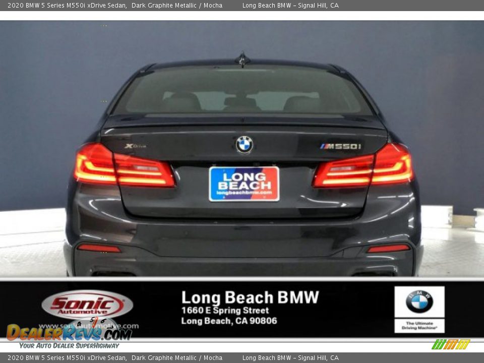 2020 BMW 5 Series M550i xDrive Sedan Dark Graphite Metallic / Mocha Photo #3