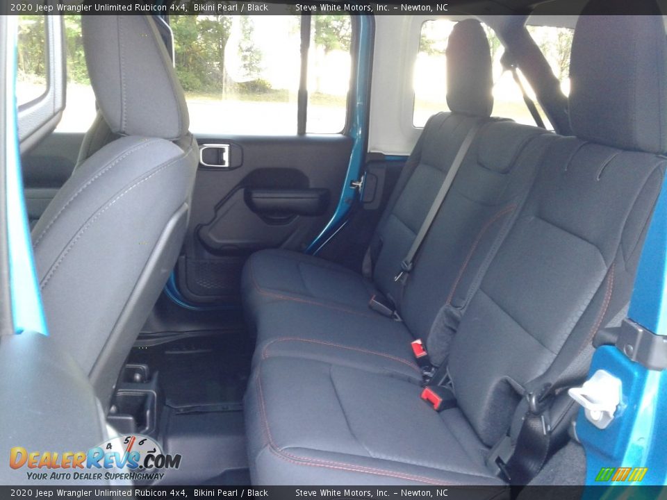 Rear Seat of 2020 Jeep Wrangler Unlimited Rubicon 4x4 Photo #11