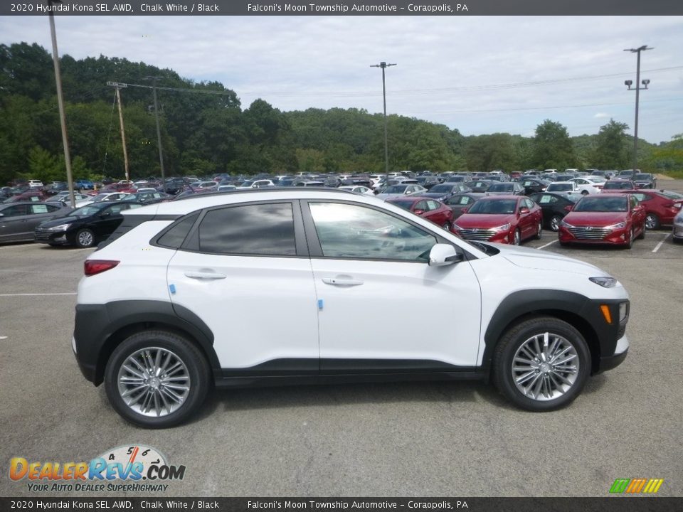 2020 Hyundai Kona SEL AWD Chalk White / Black Photo #1