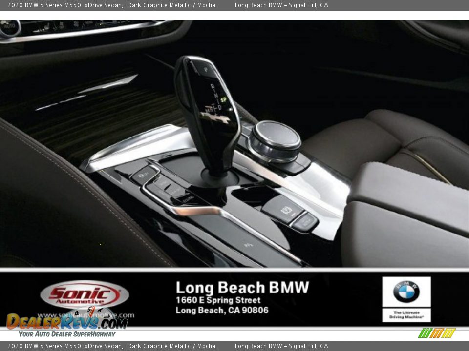 2020 BMW 5 Series M550i xDrive Sedan Dark Graphite Metallic / Mocha Photo #6