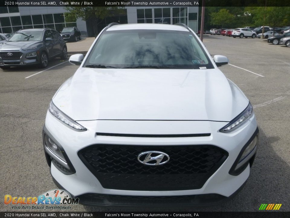 2020 Hyundai Kona SEL AWD Chalk White / Black Photo #4