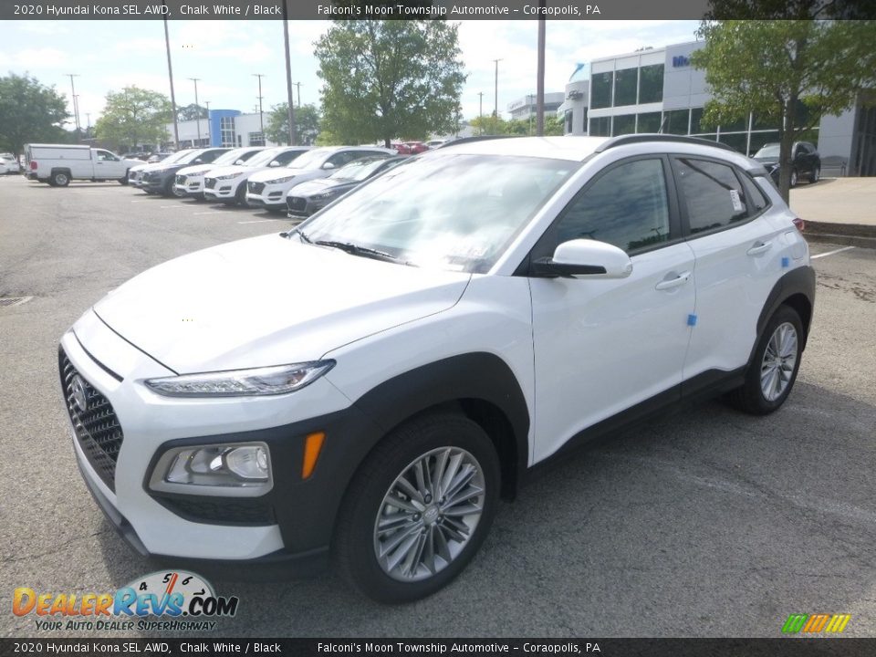 2020 Hyundai Kona SEL AWD Chalk White / Black Photo #5