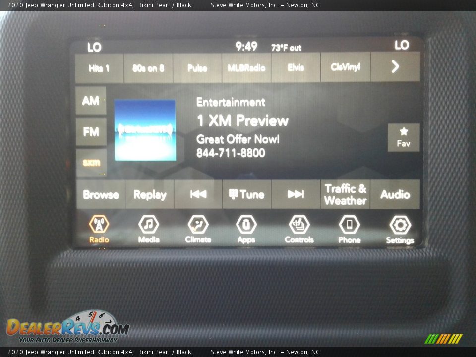 2020 Jeep Wrangler Unlimited Rubicon 4x4 Bikini Pearl / Black Photo #20