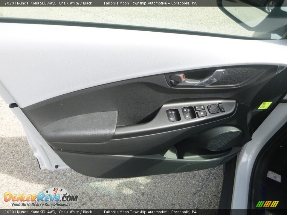 2020 Hyundai Kona SEL AWD Chalk White / Black Photo #10