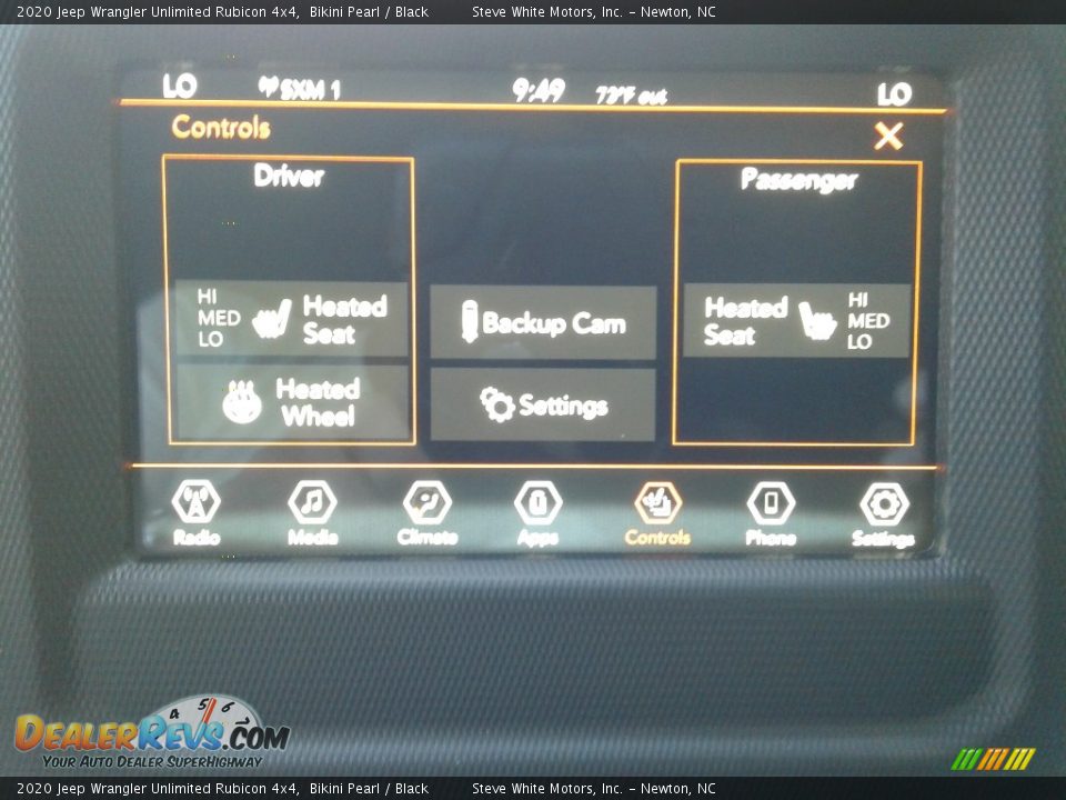 2020 Jeep Wrangler Unlimited Rubicon 4x4 Bikini Pearl / Black Photo #23