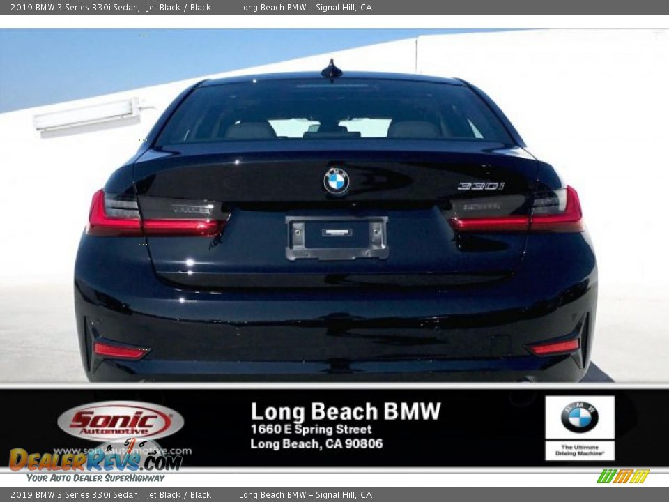 2019 BMW 3 Series 330i Sedan Jet Black / Black Photo #3