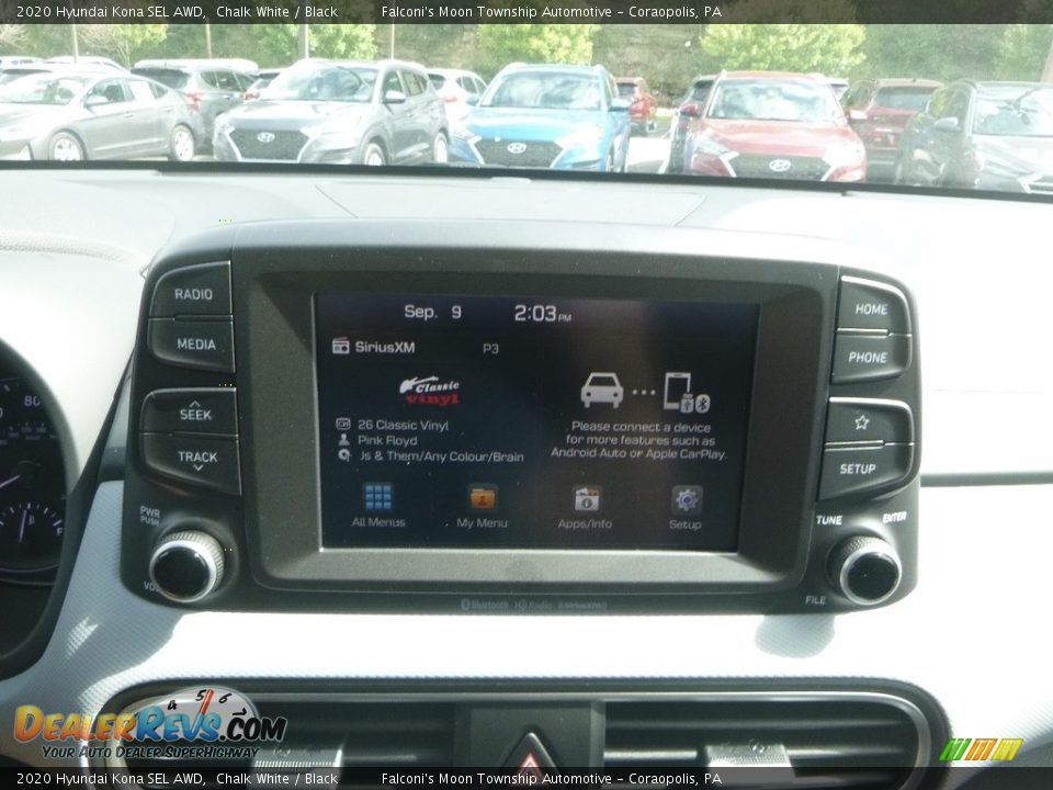 2020 Hyundai Kona SEL AWD Chalk White / Black Photo #13