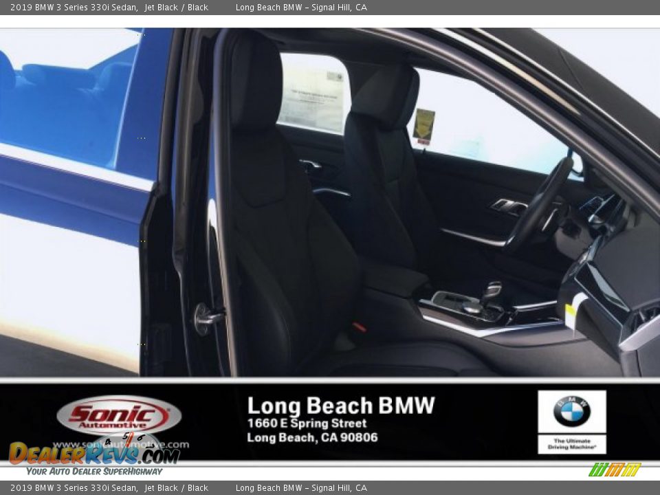 2019 BMW 3 Series 330i Sedan Jet Black / Black Photo #7