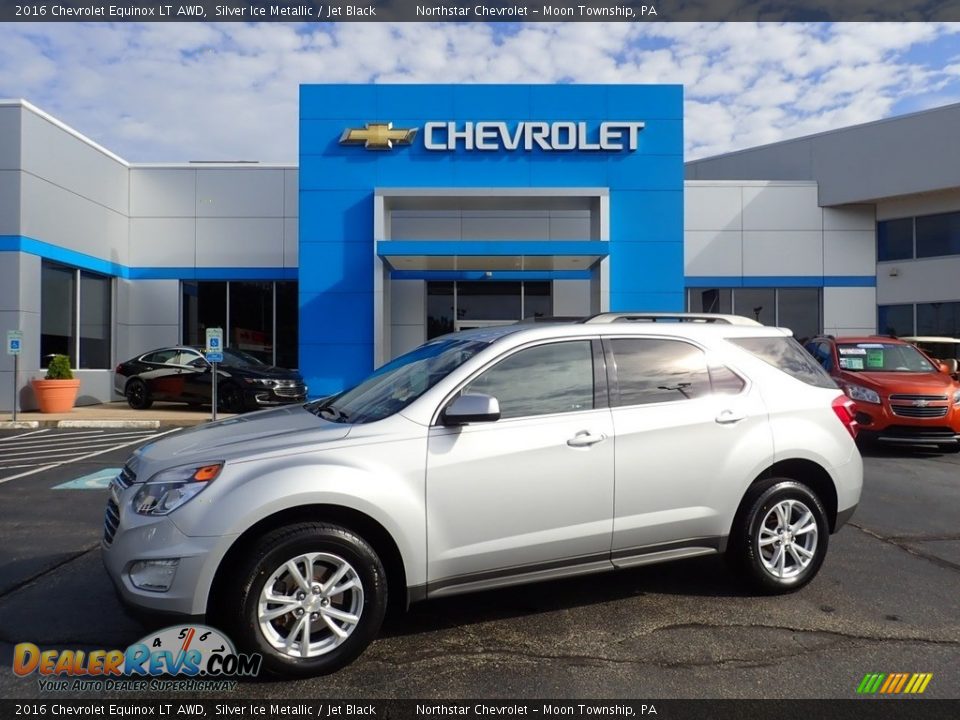 2016 Chevrolet Equinox LT AWD Silver Ice Metallic / Jet Black Photo #1