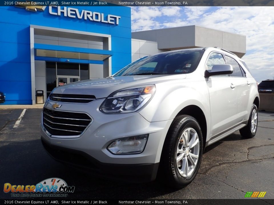 2016 Chevrolet Equinox LT AWD Silver Ice Metallic / Jet Black Photo #2