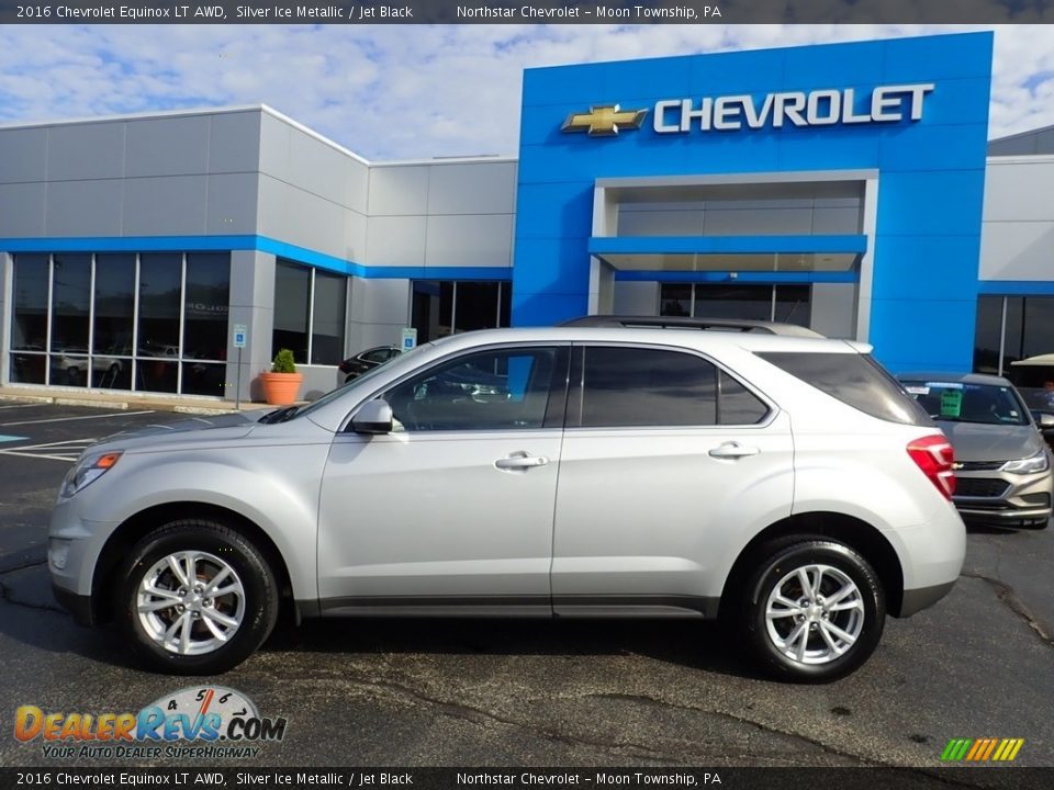 2016 Chevrolet Equinox LT AWD Silver Ice Metallic / Jet Black Photo #3
