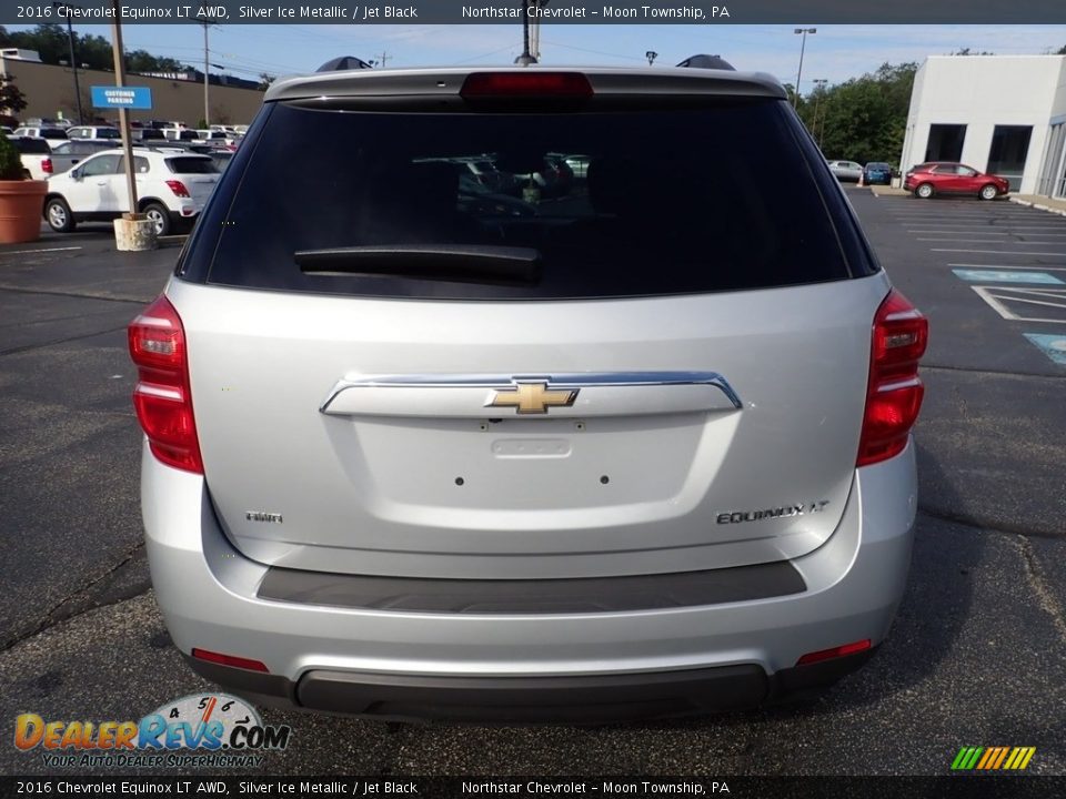 2016 Chevrolet Equinox LT AWD Silver Ice Metallic / Jet Black Photo #6
