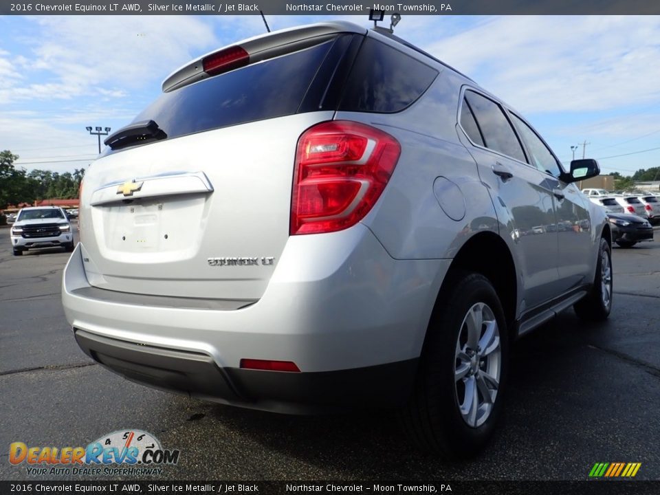 2016 Chevrolet Equinox LT AWD Silver Ice Metallic / Jet Black Photo #8