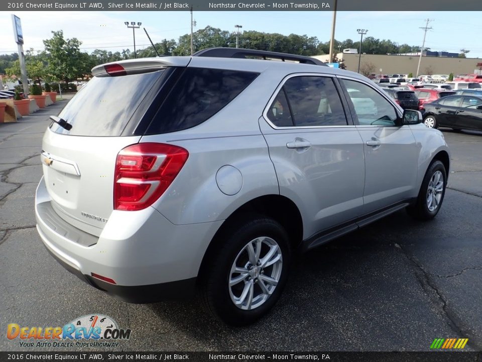 2016 Chevrolet Equinox LT AWD Silver Ice Metallic / Jet Black Photo #9