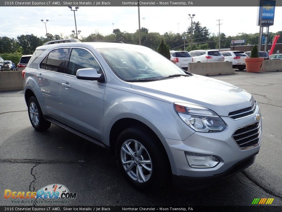 2016 Chevrolet Equinox LT AWD Silver Ice Metallic / Jet Black Photo #11