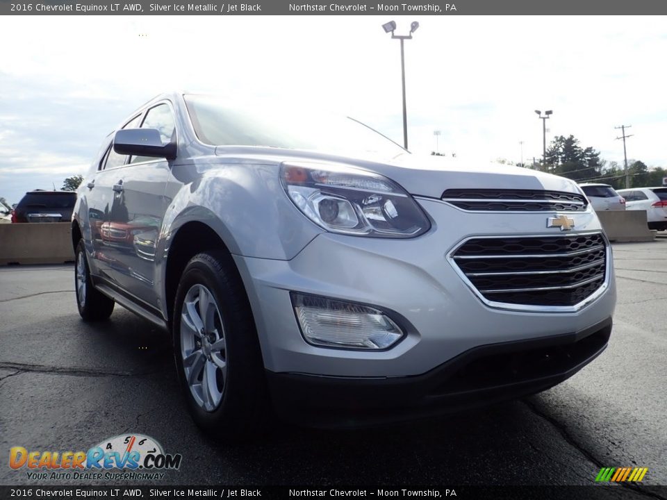 2016 Chevrolet Equinox LT AWD Silver Ice Metallic / Jet Black Photo #12