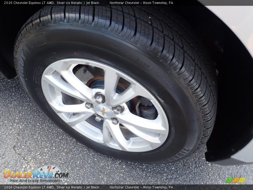 2016 Chevrolet Equinox LT AWD Silver Ice Metallic / Jet Black Photo #14