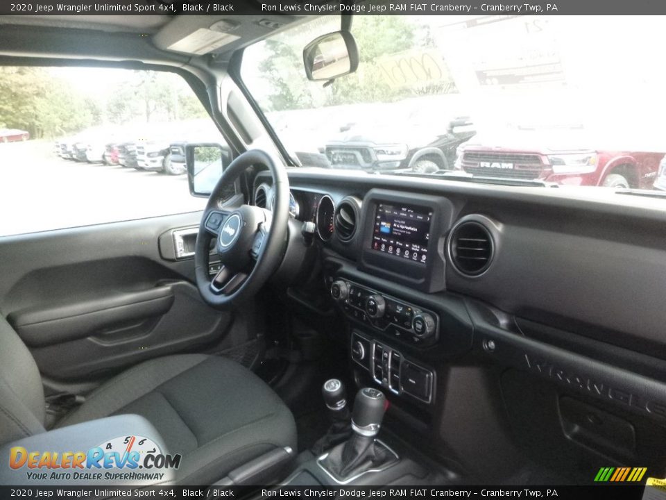 2020 Jeep Wrangler Unlimited Sport 4x4 Black / Black Photo #11