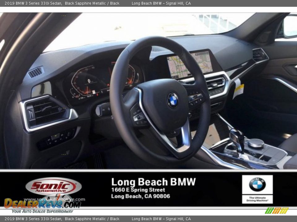 2019 BMW 3 Series 330i Sedan Black Sapphire Metallic / Black Photo #4