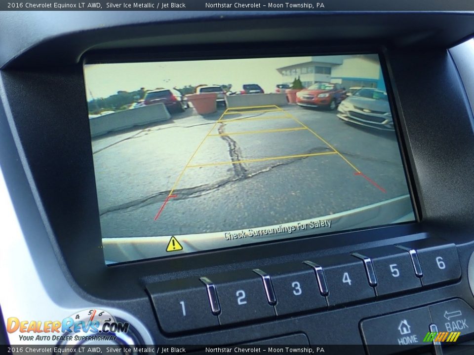 2016 Chevrolet Equinox LT AWD Silver Ice Metallic / Jet Black Photo #30