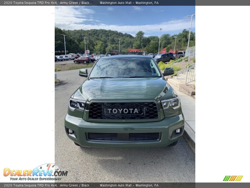 2020 Toyota Sequoia TRD Pro 4x4 Army Green / Black Photo #3