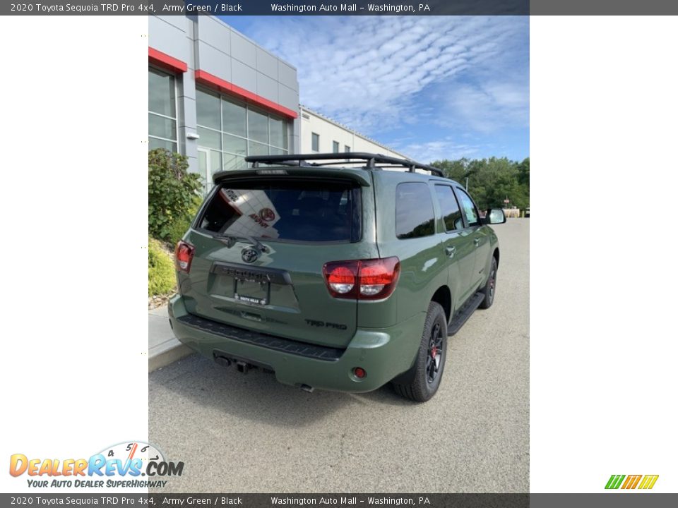 2020 Toyota Sequoia TRD Pro 4x4 Army Green / Black Photo #7