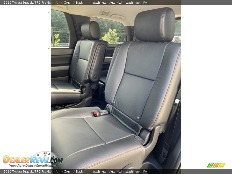 Rear Seat of 2020 Toyota Sequoia TRD Pro 4x4 Photo #19