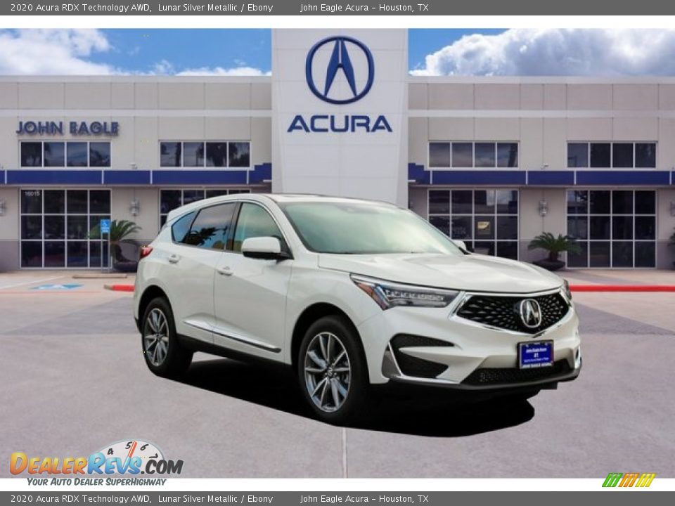 2020 Acura RDX Technology AWD Lunar Silver Metallic / Ebony Photo #1