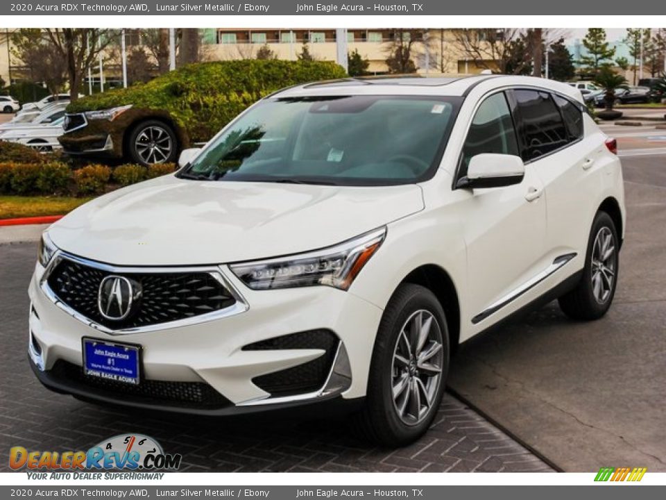 2020 Acura RDX Technology AWD Lunar Silver Metallic / Ebony Photo #3