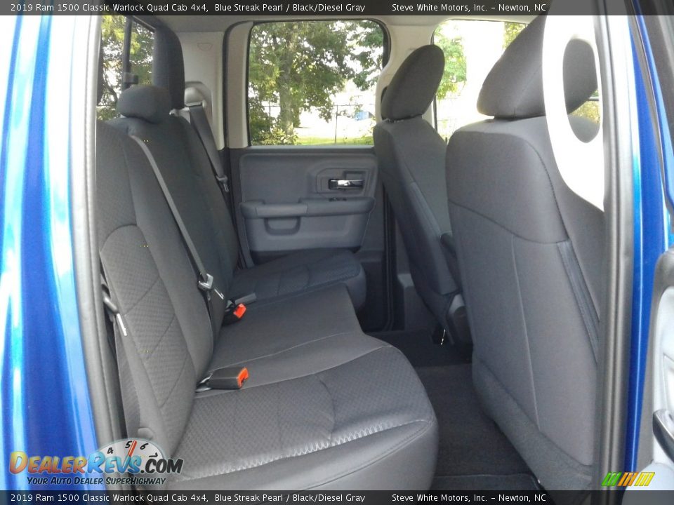 Rear Seat of 2019 Ram 1500 Classic Warlock Quad Cab 4x4 Photo #13