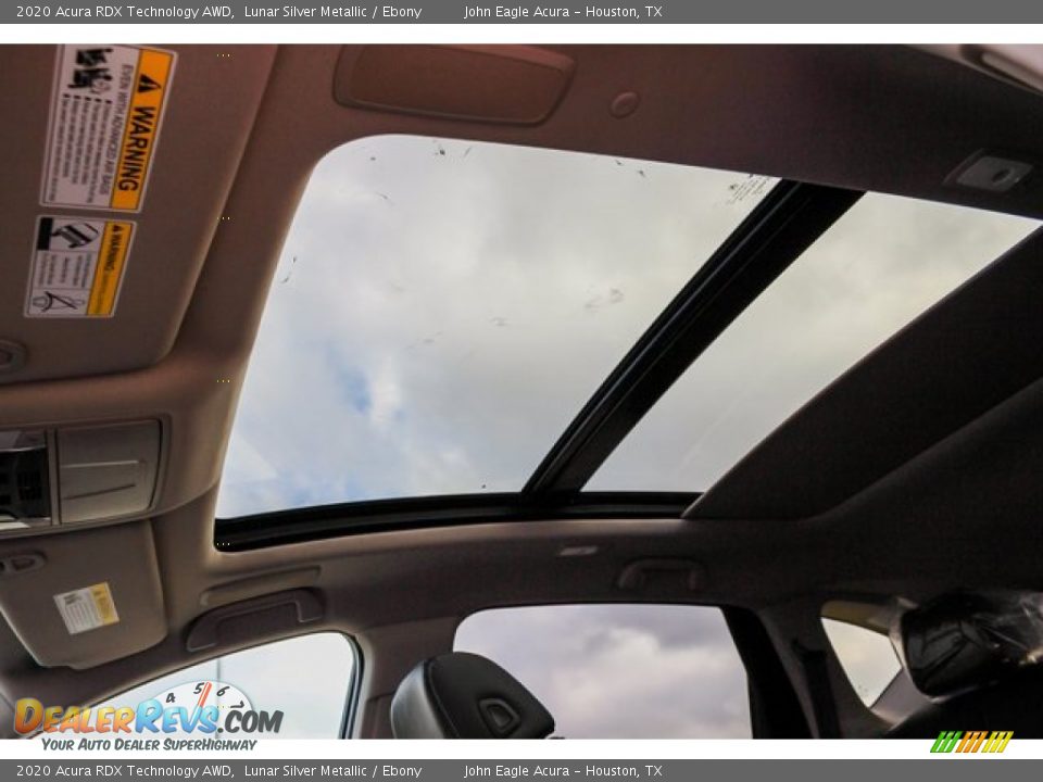 2020 Acura RDX Technology AWD Lunar Silver Metallic / Ebony Photo #13