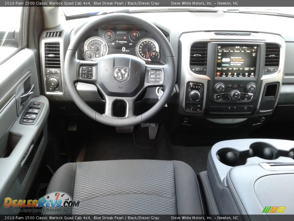 Dashboard of 2019 Ram 1500 Classic Warlock Quad Cab 4x4 Photo #26