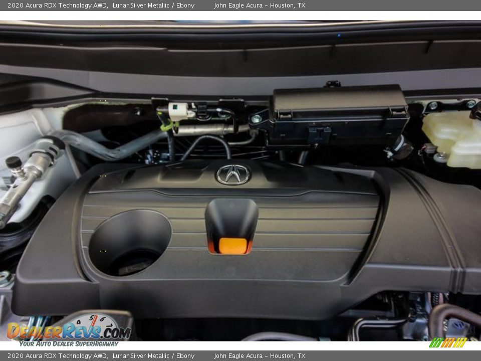 2020 Acura RDX Technology AWD Lunar Silver Metallic / Ebony Photo #24