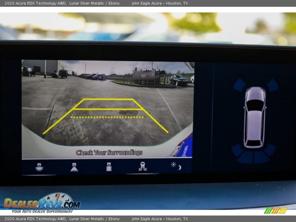 2020 Acura RDX Technology AWD Lunar Silver Metallic / Ebony Photo #30