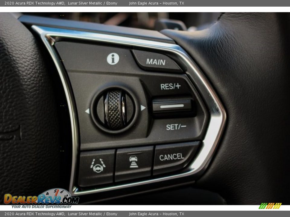 2020 Acura RDX Technology AWD Lunar Silver Metallic / Ebony Photo #33