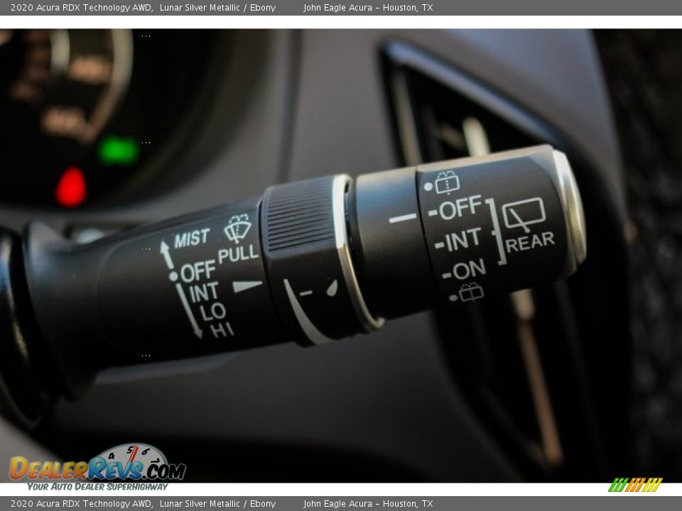 2020 Acura RDX Technology AWD Lunar Silver Metallic / Ebony Photo #35