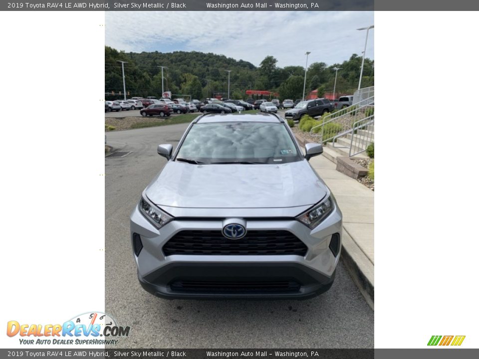 2019 Toyota RAV4 LE AWD Hybrid Silver Sky Metallic / Black Photo #3