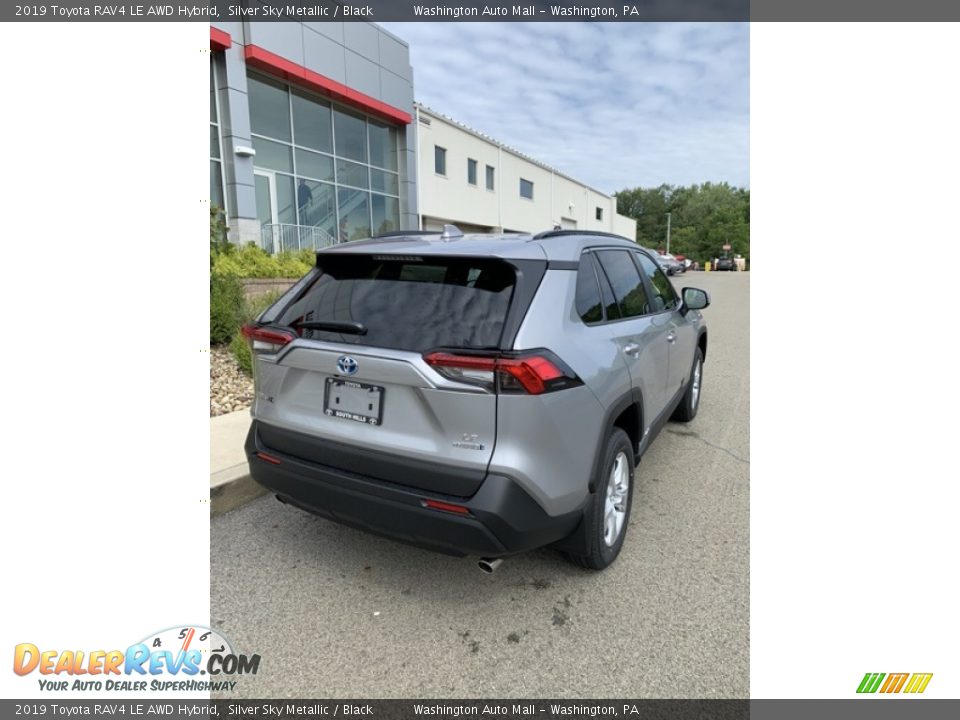 2019 Toyota RAV4 LE AWD Hybrid Silver Sky Metallic / Black Photo #7