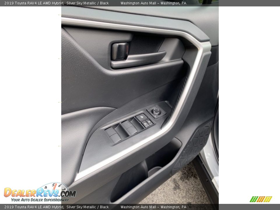 2019 Toyota RAV4 LE AWD Hybrid Silver Sky Metallic / Black Photo #10