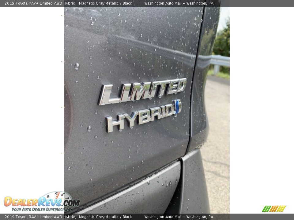 2019 Toyota RAV4 Limited AWD Hybrid Magnetic Gray Metallic / Black Photo #8