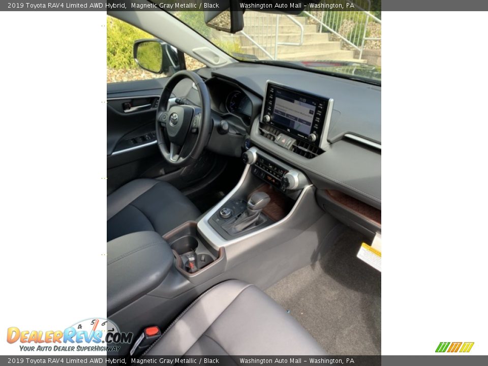 2019 Toyota RAV4 Limited AWD Hybrid Magnetic Gray Metallic / Black Photo #34
