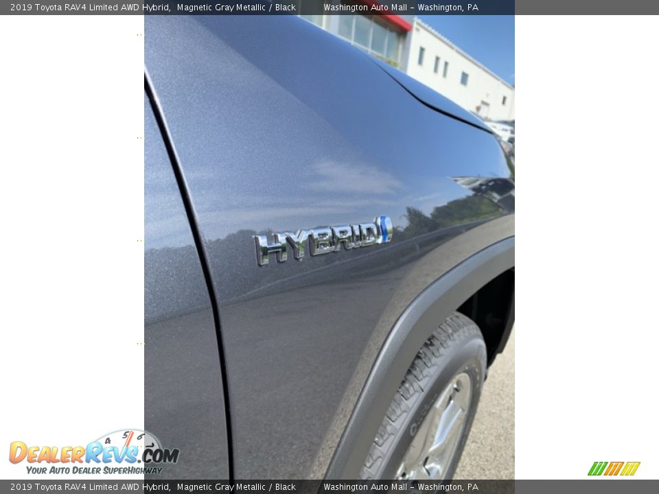 2019 Toyota RAV4 Limited AWD Hybrid Magnetic Gray Metallic / Black Photo #36