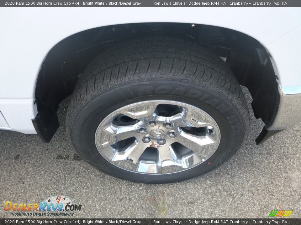 2020 Ram 1500 Big Horn Crew Cab 4x4 Bright White / Black/Diesel Gray Photo #9