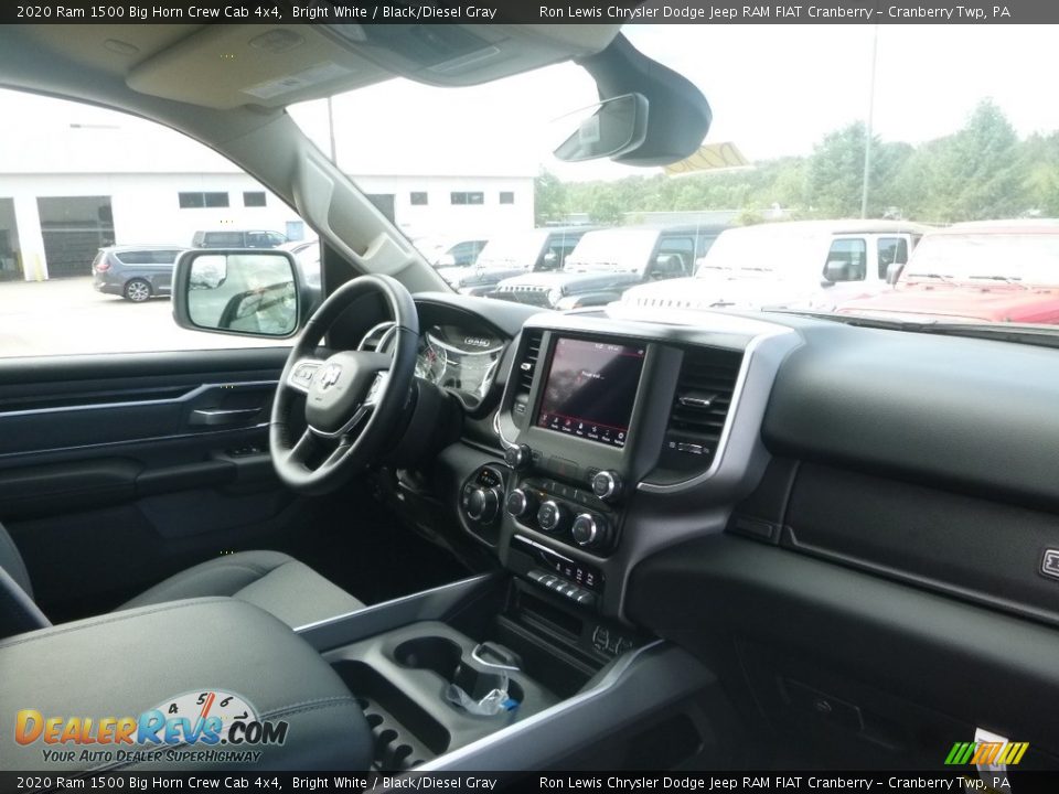 2020 Ram 1500 Big Horn Crew Cab 4x4 Bright White / Black/Diesel Gray Photo #11