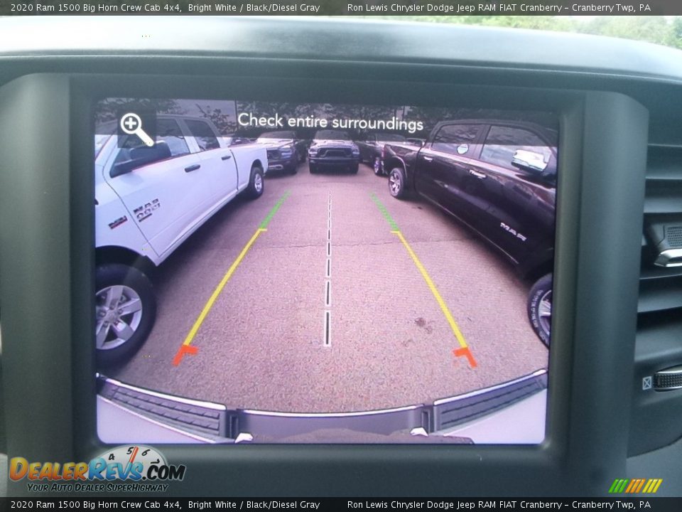 2020 Ram 1500 Big Horn Crew Cab 4x4 Bright White / Black/Diesel Gray Photo #17