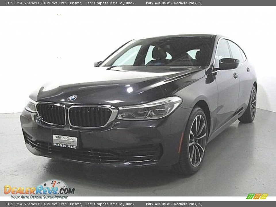 2019 BMW 6 Series 640i xDrive Gran Turismo Dark Graphite Metallic / Black Photo #1