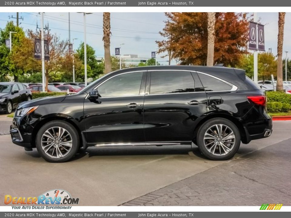 2020 Acura MDX Technology AWD Majestic Black Pearl / Parchment Photo #4