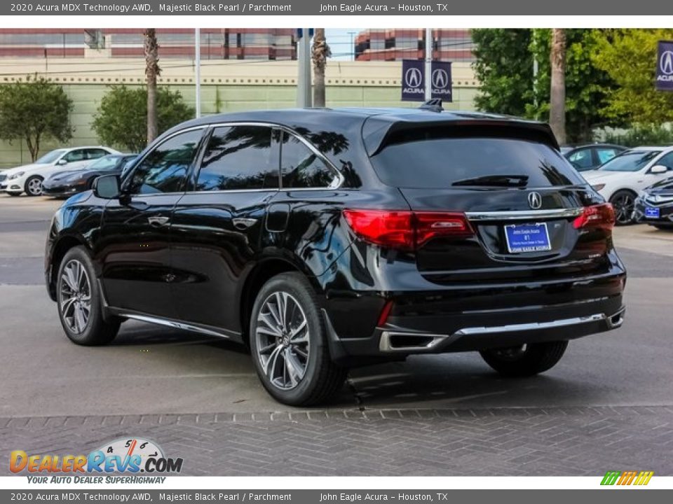 2020 Acura MDX Technology AWD Majestic Black Pearl / Parchment Photo #5